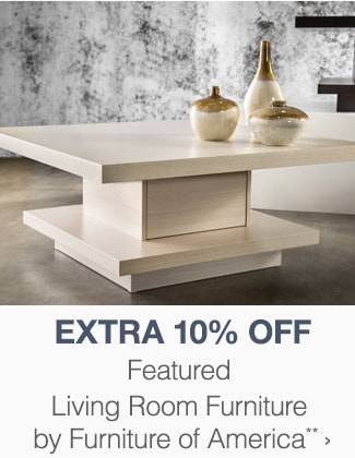 Extra 10% off Featured Living Room Furniture by Furniture of America**