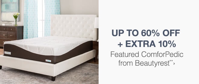 Up to 60% off Featured ComforPedic by BeautyRest**