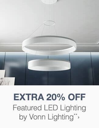 Extra 20% off Featured LED Lighting by Vonn Lighting**