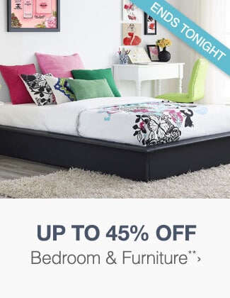 Up to 45% off Bedroom Furniture**