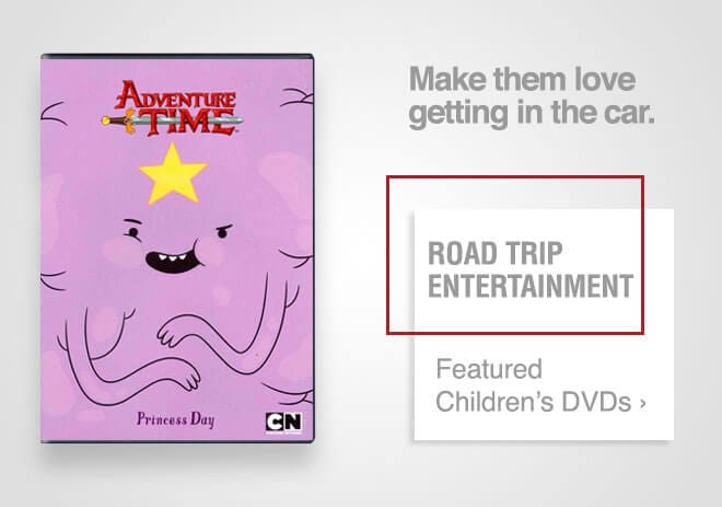 Road Trip Entertainment - Featured Children's DVDs 