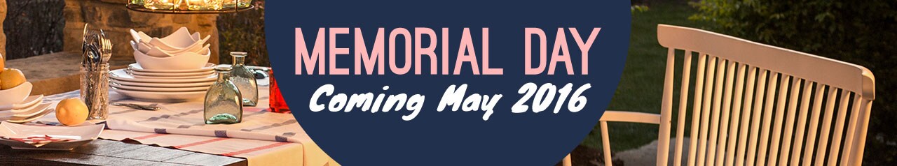 Memorial Day - Coming May 2016