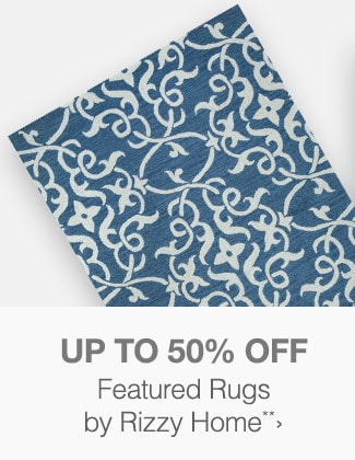 Up to 50% off Featured Rugs by Rizzy Home**