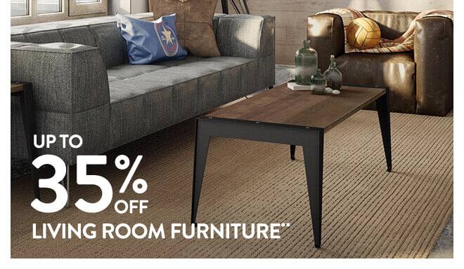 Up to 35% off Living Room Furniture**