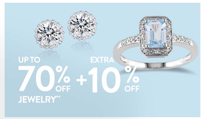 Up to 70% off Jewelry**