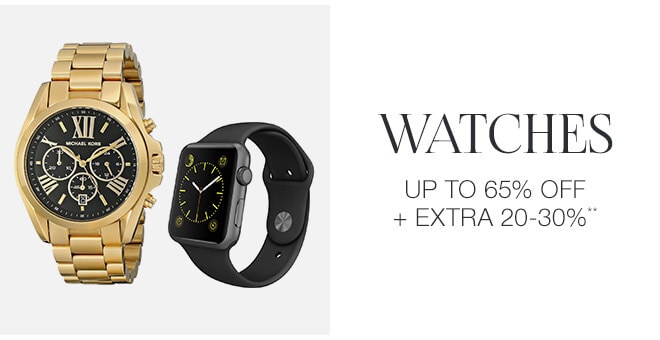 Watches - Up to 65% off + Extra 20-30%**