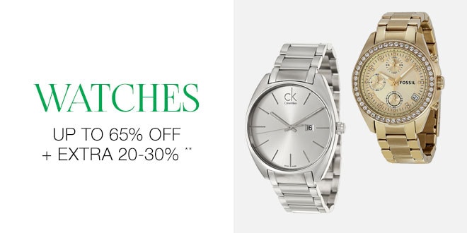 Up to 70% off Watches**