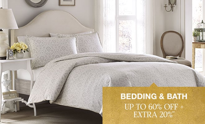 Bedding & Bath - Up to 60% off + Extra 20%**