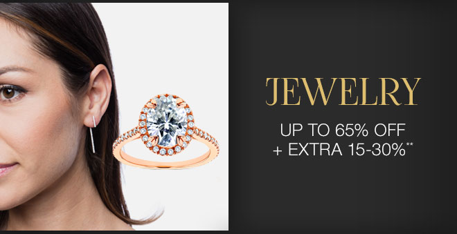 Up to 65% off + Extra 15-30% off Jewelry**