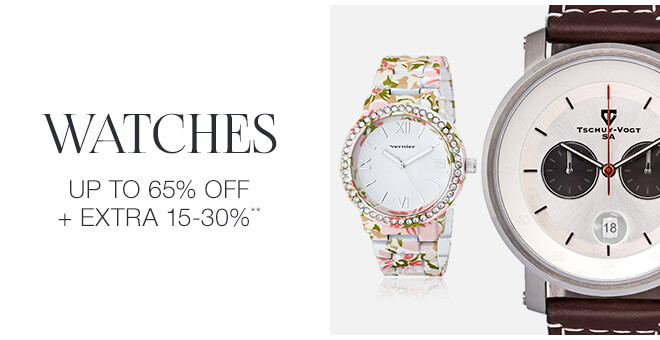 Watches - Up to 65% off + Extra 15-30%**