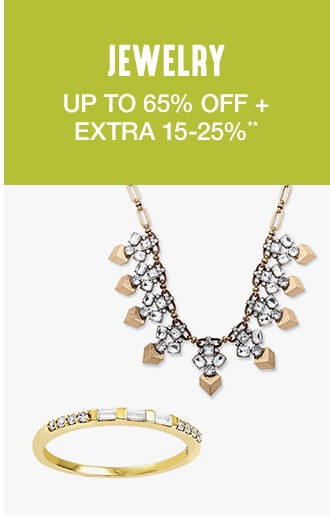 Jewelry - Up to 65% off + Extra 15-25% off**