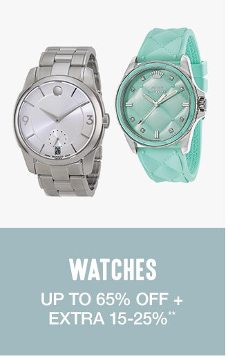 Watches - Up to 65% off + Extra 15-25% off**