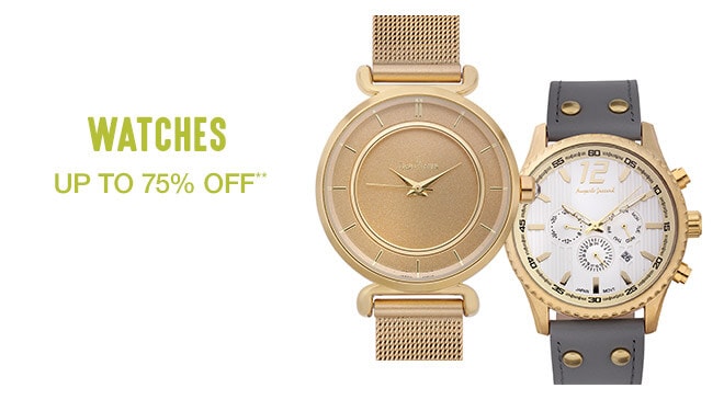 Watches - Up to 75% off**