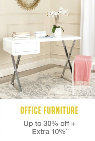 Up to 30% off + Extra 10% off Office Furniture**