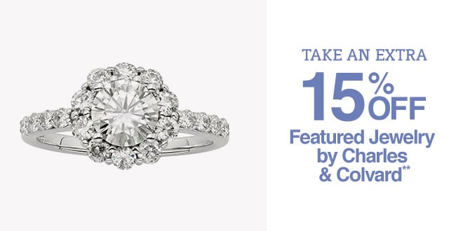 Extra 15% off Featured Jewelry by Charles & Colvard