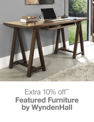 Up to 45% off + Extra 10% off Featured Furniture by WyndenHall**