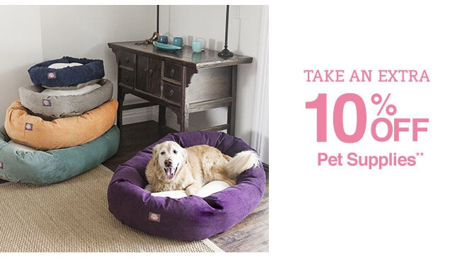 Take an Extra 10% off Pet Supplies**