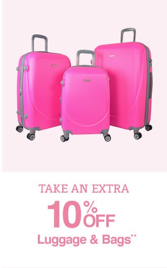 Take an Extra 10% off Luggage & Bags**