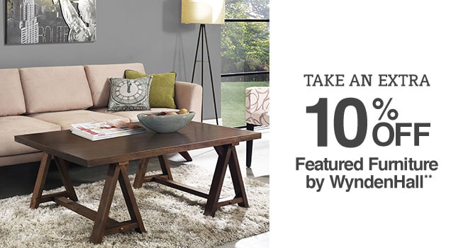 Up to 45% off + Extra 10% off Featured Furniture by WyndenHall**