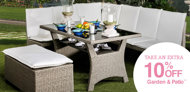 Take an Extra 10% off Garden & Patio**