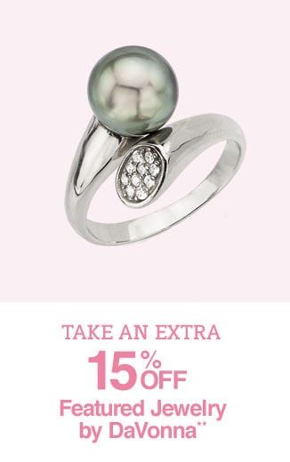 Take an Extra 15% off Featured Jewelry by DaVonna**