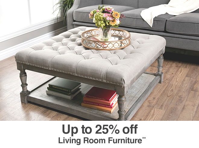 Up to 25% off Living Room Furniture**