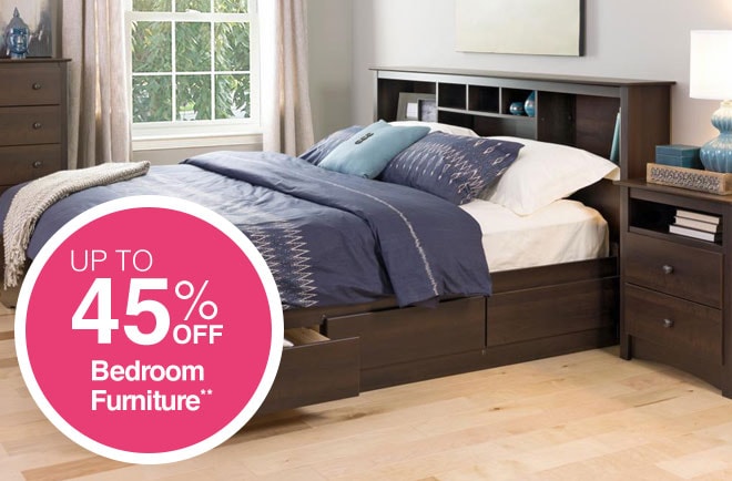 Up to 45% off Bedroom Furniture**