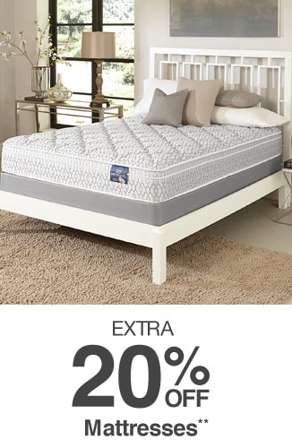 Extra 20% off MAttresses**