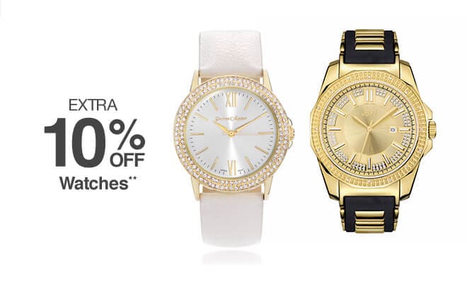 Extra 10% off Watches**