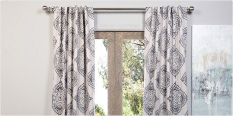 Exclusive Fabrics Henna Blackout Curtain Panel Pair