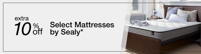 10% off Select Mattresses by Sealy*