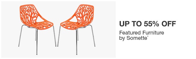 Up to 55% off Featured Furniture by Somette*