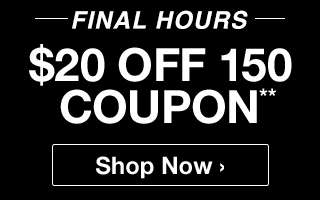 20 off 150 Coupon* - Click Anywhere to Activate