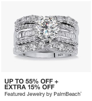 Up to 55% off + Extra 15% off Featured Jewelry by PalmBeach**