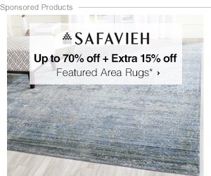 Up to 70% off + Extra 15% off Featured Area Rugs by Safavieh*