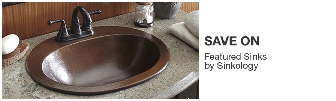 Save on Featured Sinks by Sinkology