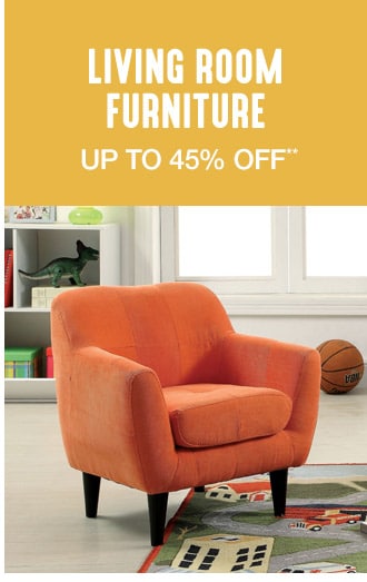 Up to 45% off Living Room Furniture**