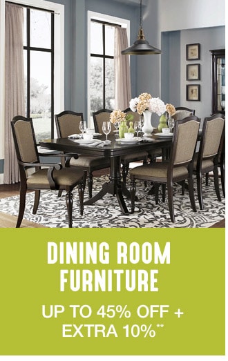 Up to 45% off + Extra 10% off Dining Room Furniture**