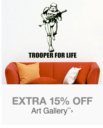 Extra 15% off Art Gallery**