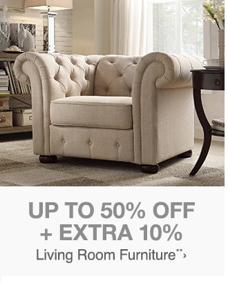 Up to 50% off + extra 10% - Living room furniture**