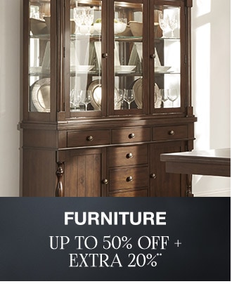 Up to 50% off + Extra 20% off Furniture**