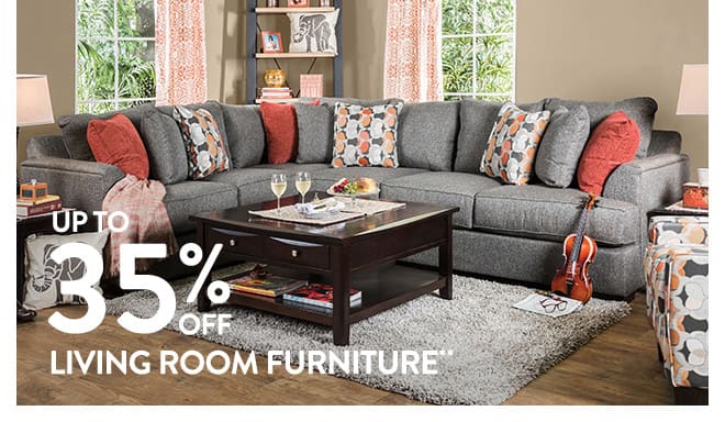 Up to 35% off Living Room Furniture**