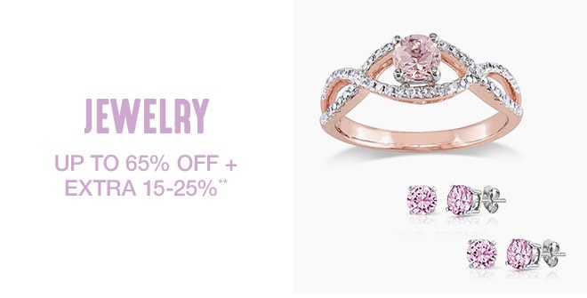 Up to 65% off + Extra 15-25% off Semi-Annual Jewelry Sale**