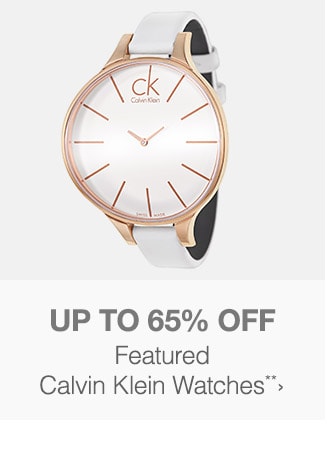 Up to 65% off Featured Calvin Klein Watches*