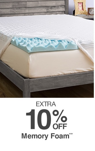 Extra 10% off Memory Foam**