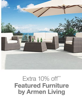 Up to 30% off + Extra 10% off Featured Furniture by Armen Living**