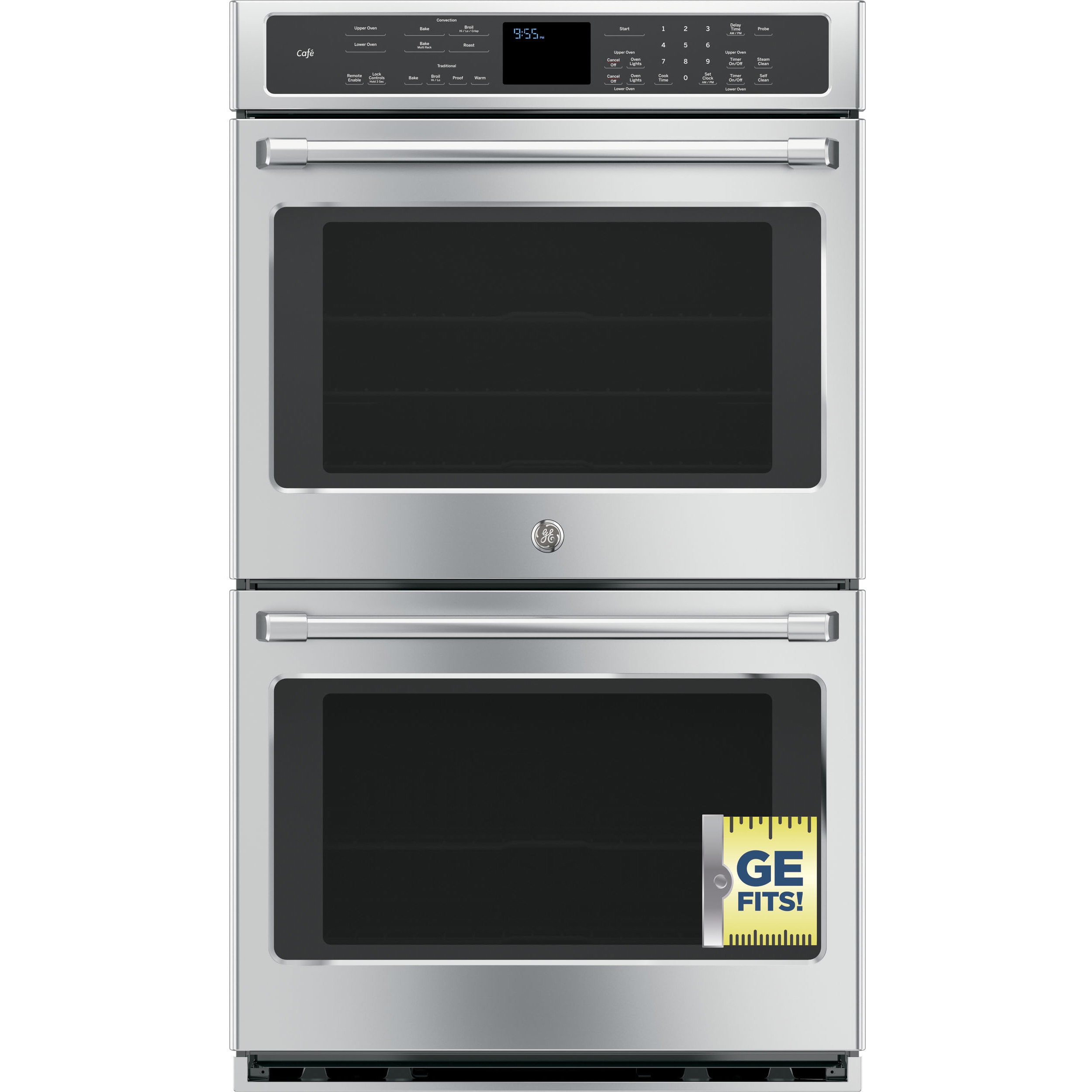 Ge Cafe Series Ct9550shss Stainless Steel 30 Inch Double Wall Ge Cafe Series Ct9550shss Stainless Steel 30 Inch Double Wall Oven Free Shipping Today 10031546