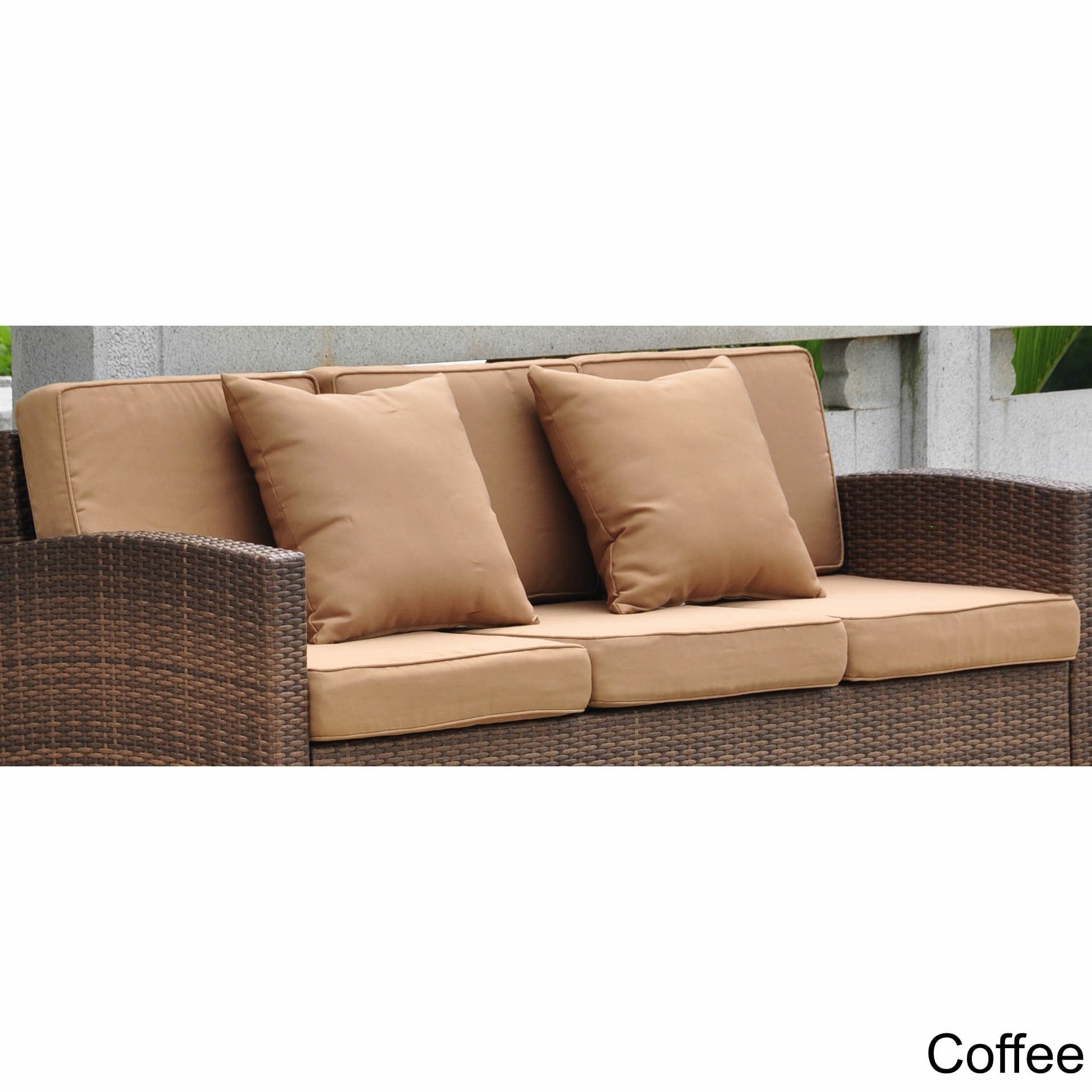 International Caravan Corded Replacement Cushions And Pillows International Caravan Corded Replacement Cushions And Pillows For Barcelona Sofa Set Of 8 On Free Shipping Today 10062656