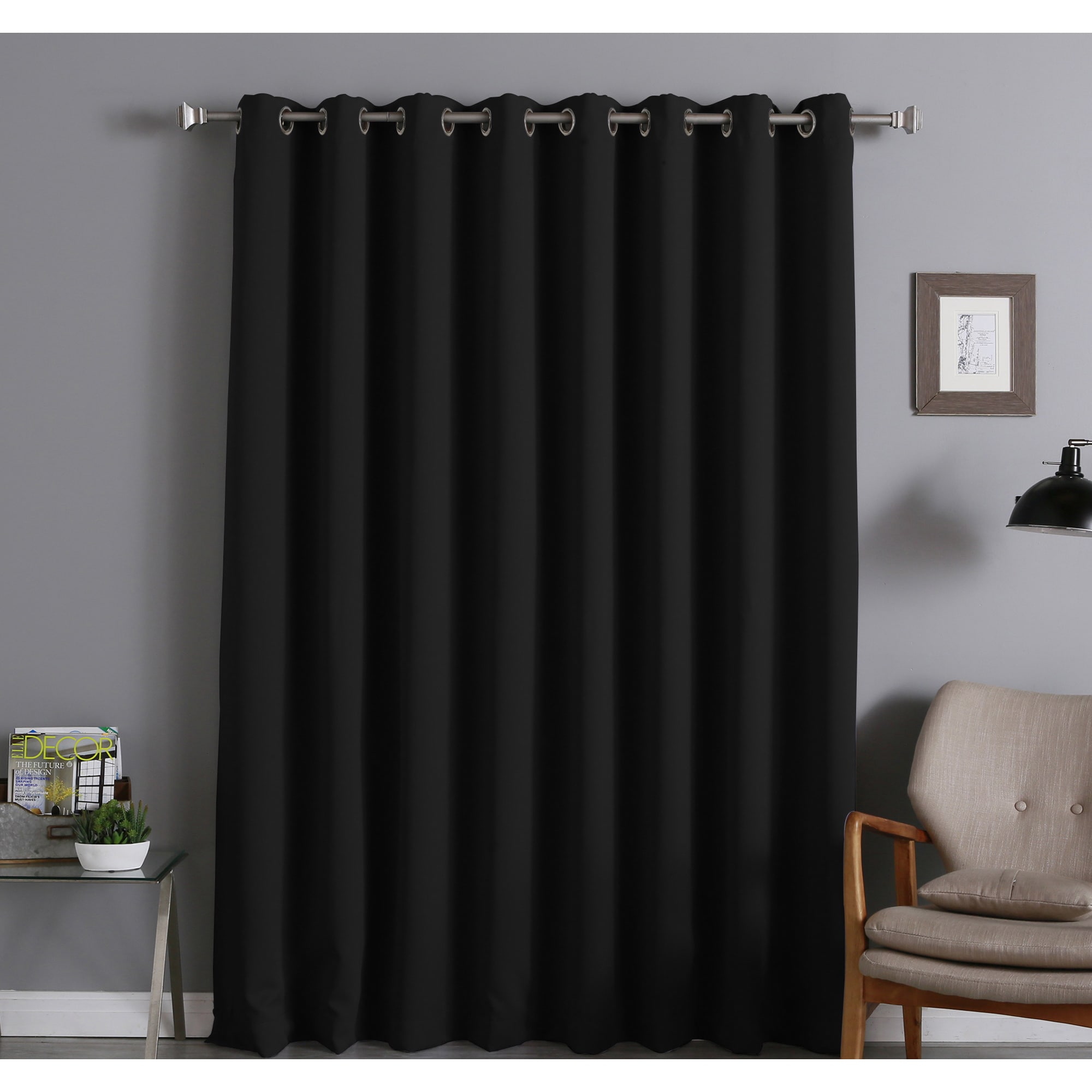 Aurora Home Extra Wide Thermal Insulated 96 Inch Blackout Aurora Home Extra Wide Thermal Insulated 96 Inch Blackout Curtain Panel 100 X