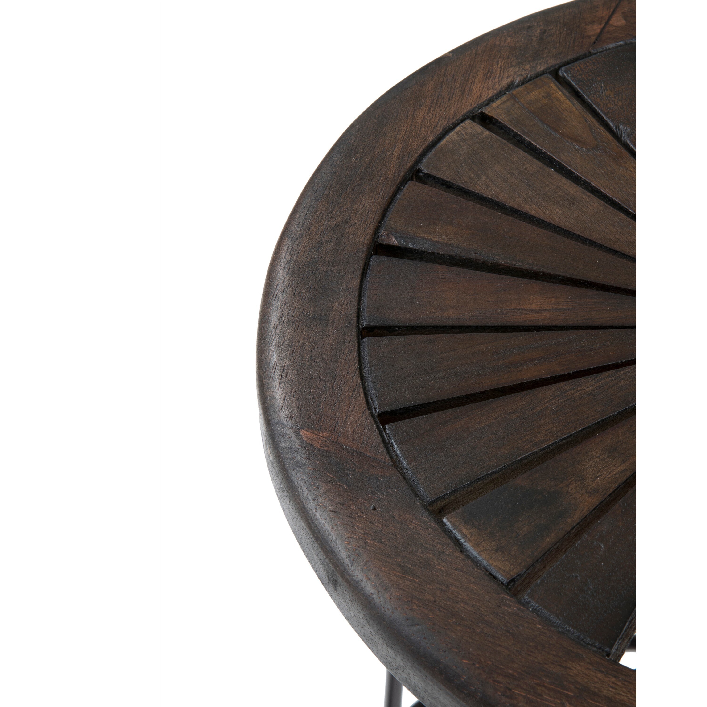 Pittsburg Casual Brown Round Nesting Table